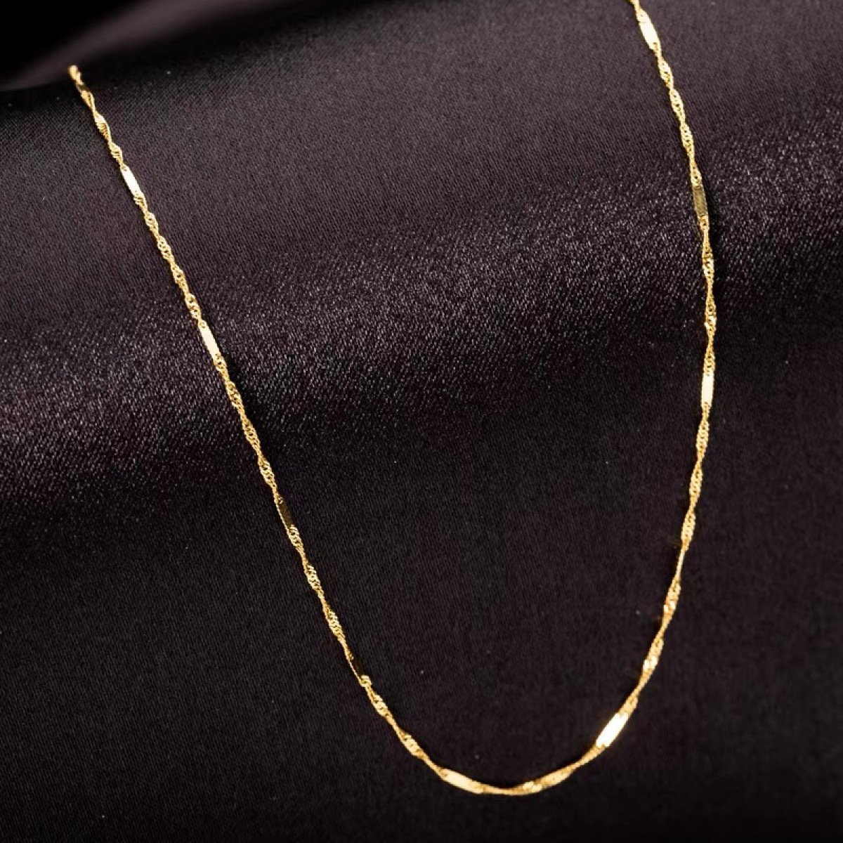 【水波纹链】18K金项链-45cm-多样性发其一-FF1033|BKJ2