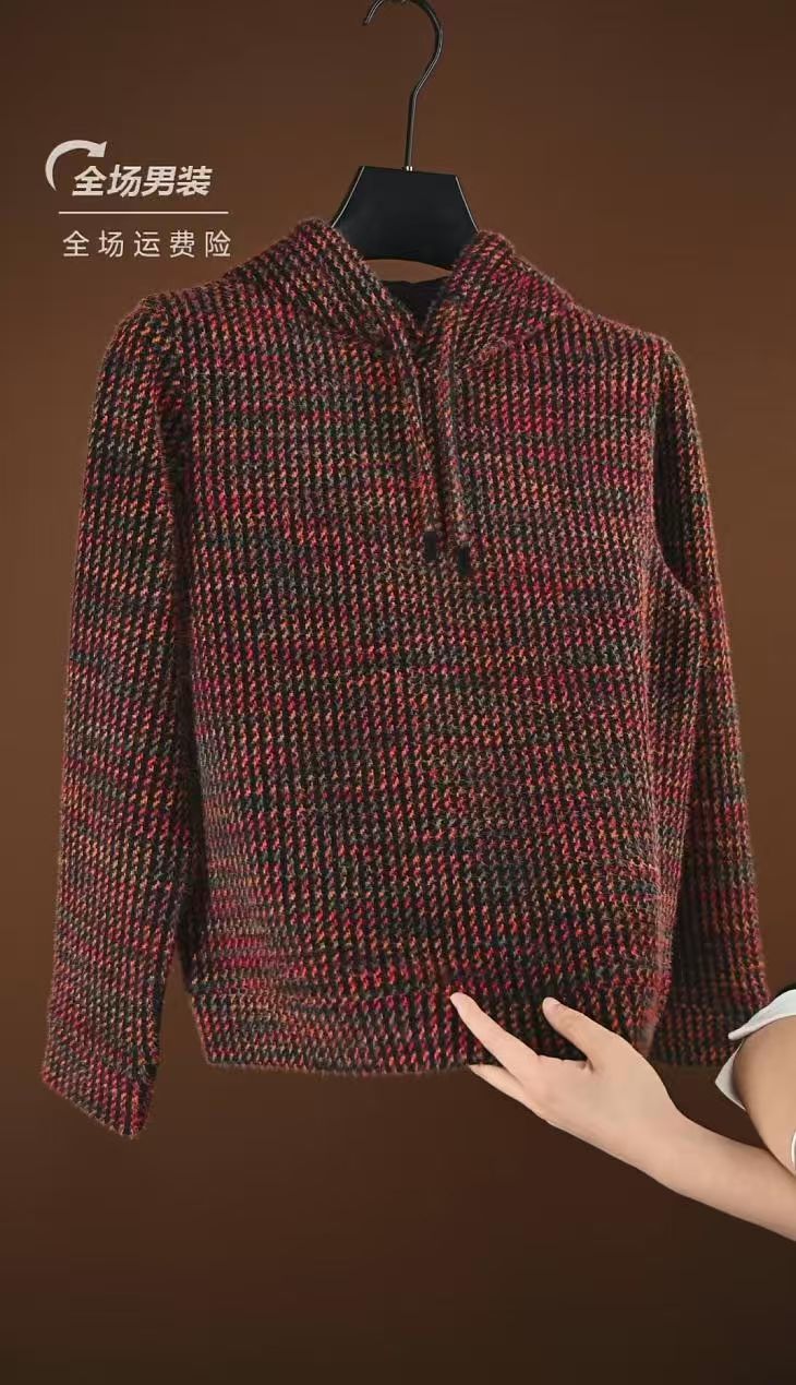 秋冬原创新款长袖免烫抗皱休闲高端时尚卫衣25DU3315