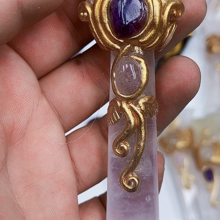 *****摆件未镶嵌紫晶水晶