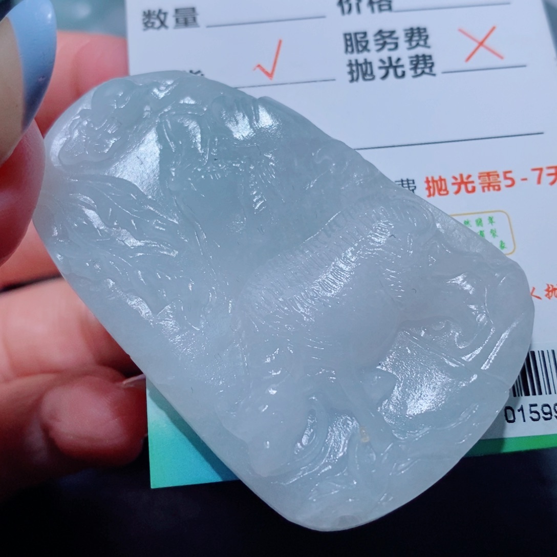 定制翡翠未镶嵌定制毛货翡翠挂件