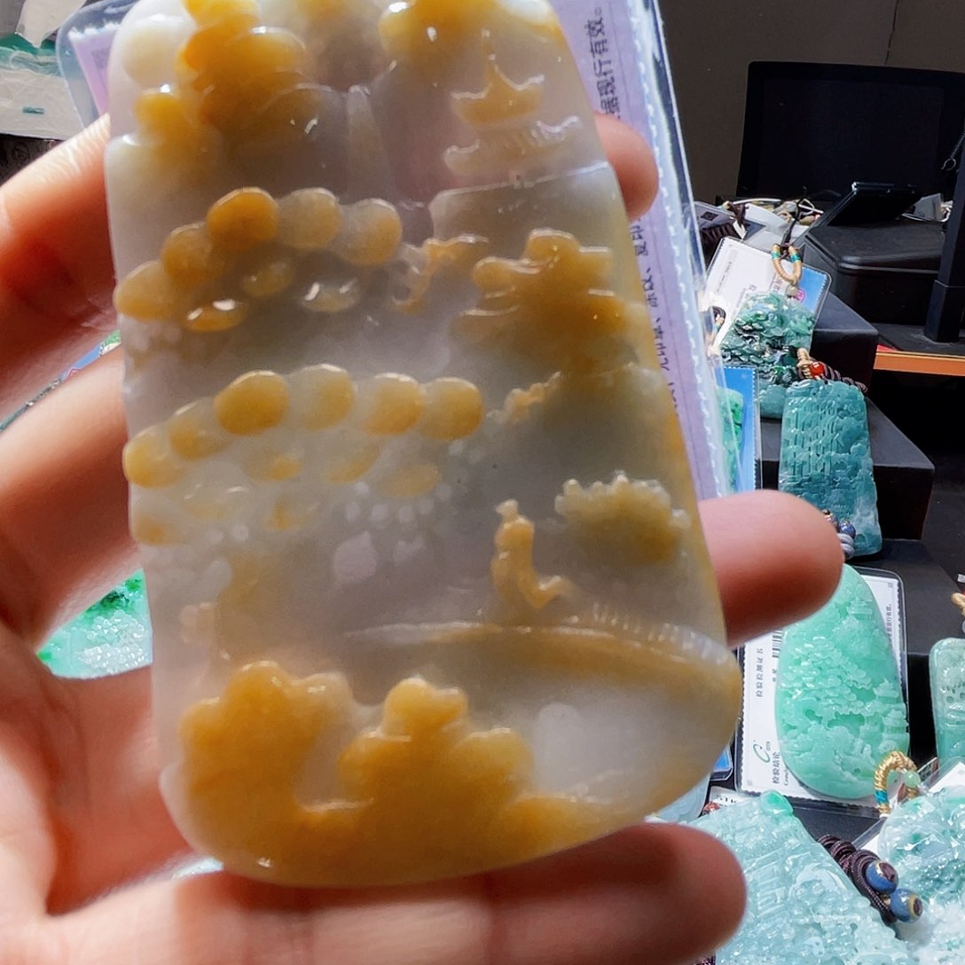 颈饰未镶嵌翡翠一