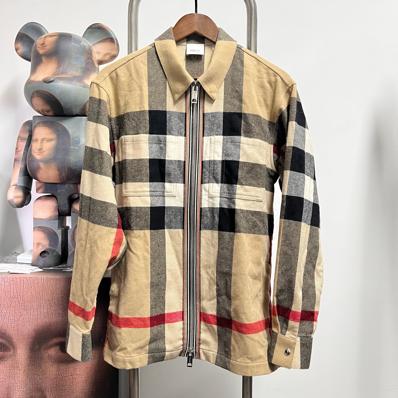 99新 BURBERRY/博柏利 99新Burberry巴宝莉羊毛外套 尺码：XS