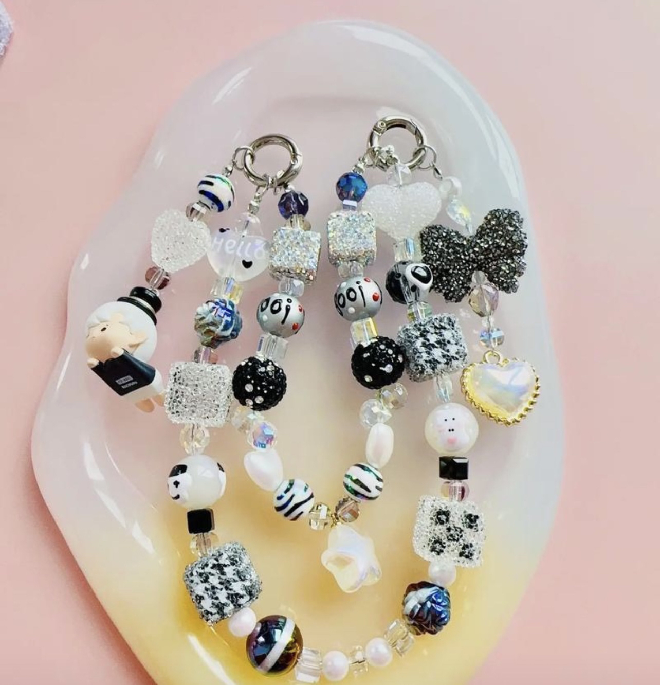 福福锅链条挂链，默认微瑕，介意勿拍挂绳手机链挂件