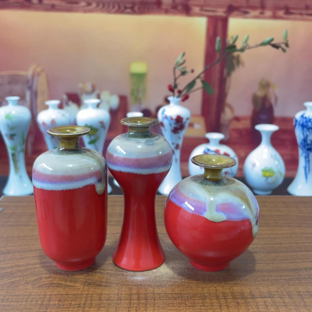 陶瓷景德镇小花瓶等着你