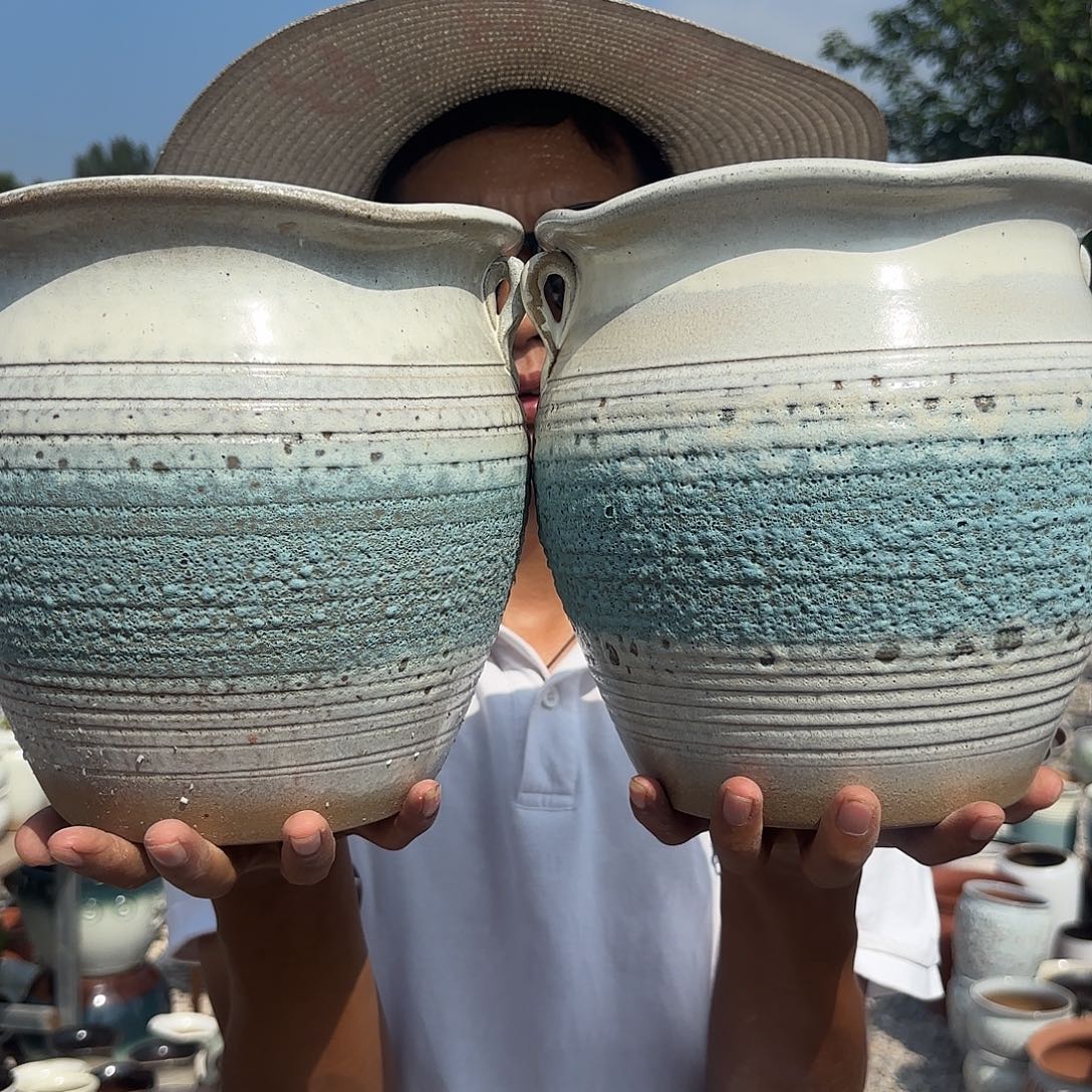 蓝泡泡耳两个口径20高度20