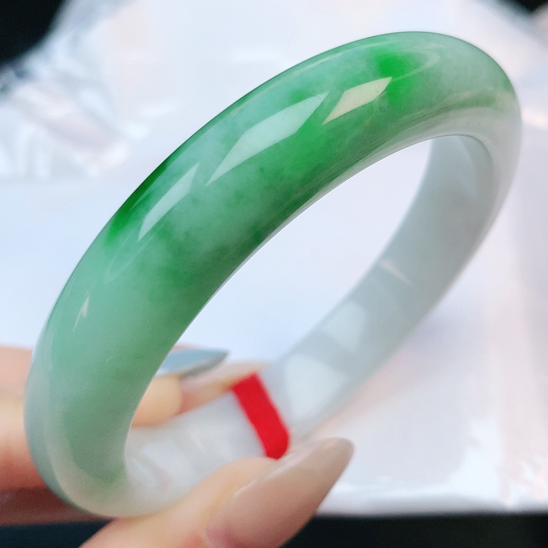 未镶嵌手镯翡翠57圈口882492