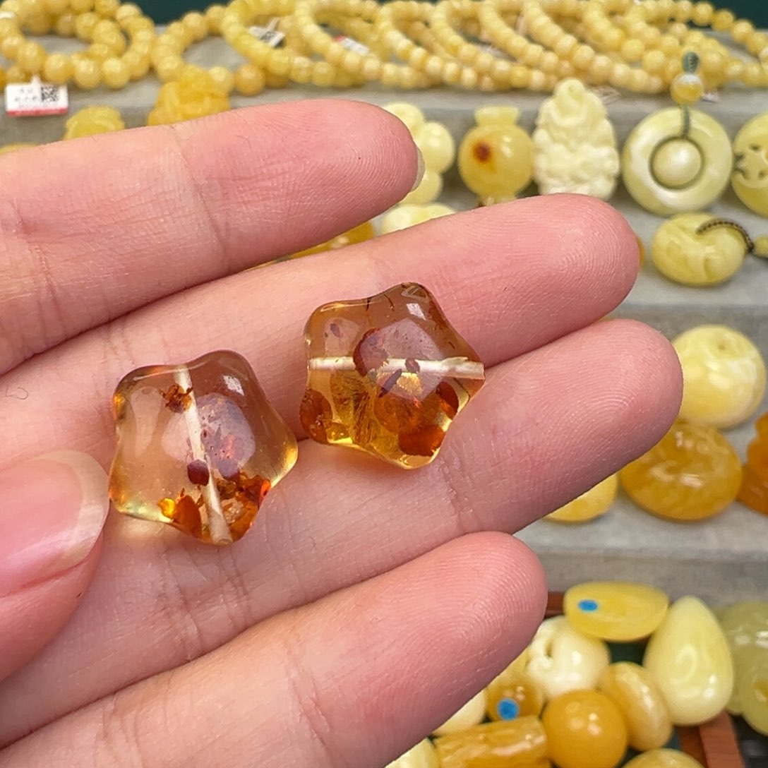 琥珀手链未镶嵌蜜蜡