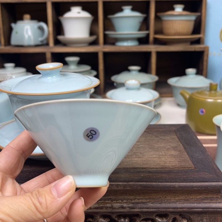 小***二汝州原矿原釉50斗笠