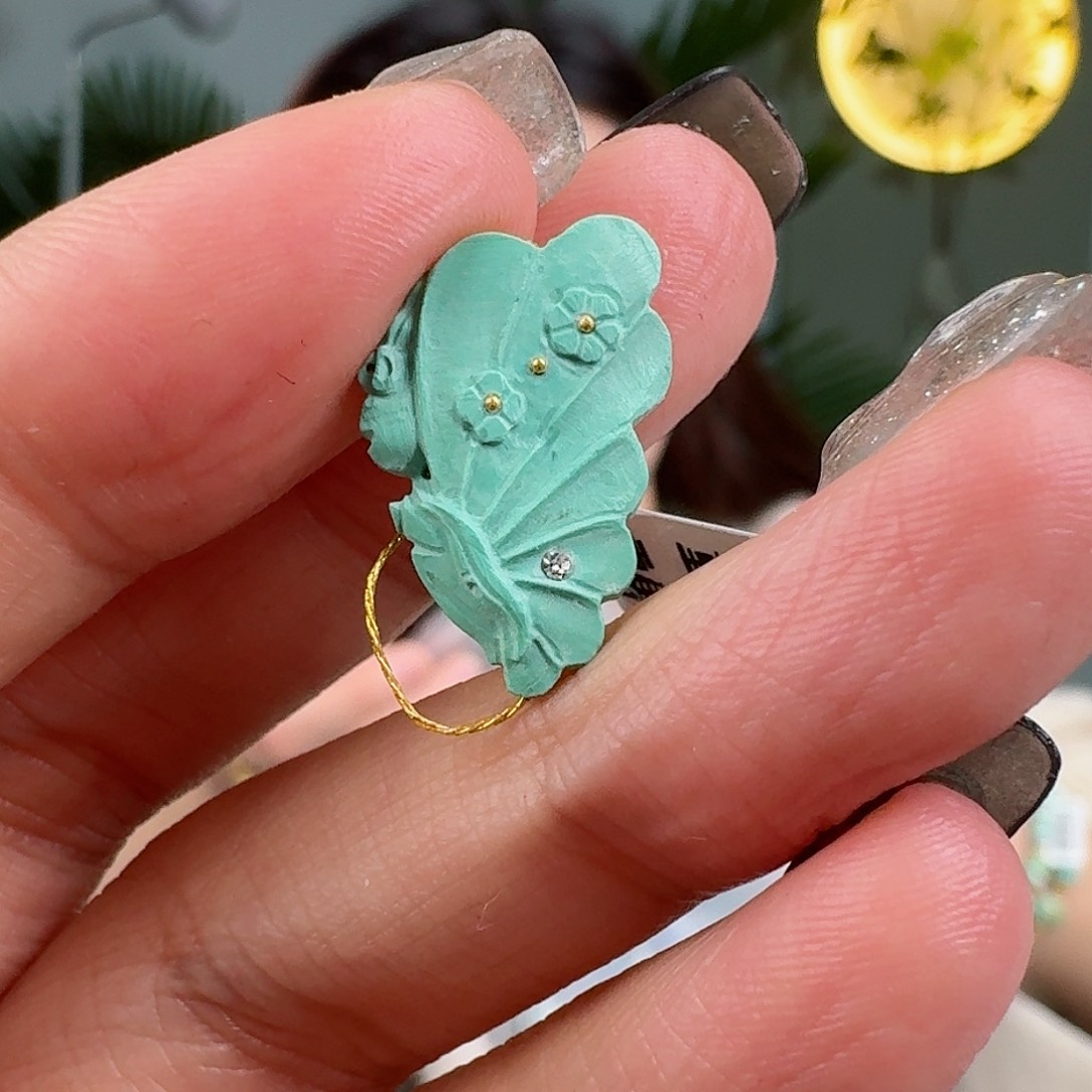 绿松石珠宝奇石未镶嵌