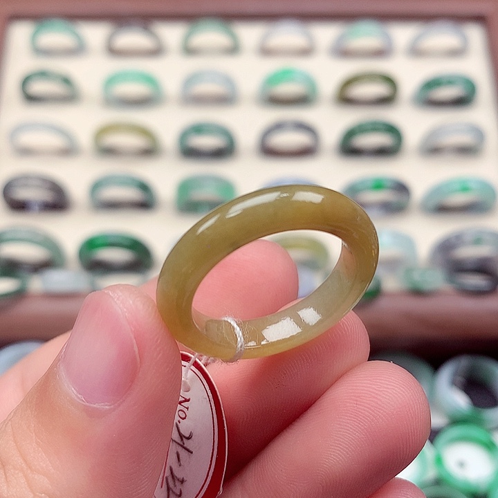 翡翠戒指未镶嵌21-22号