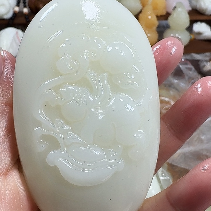 不***心砖雕石头手把件不退不换