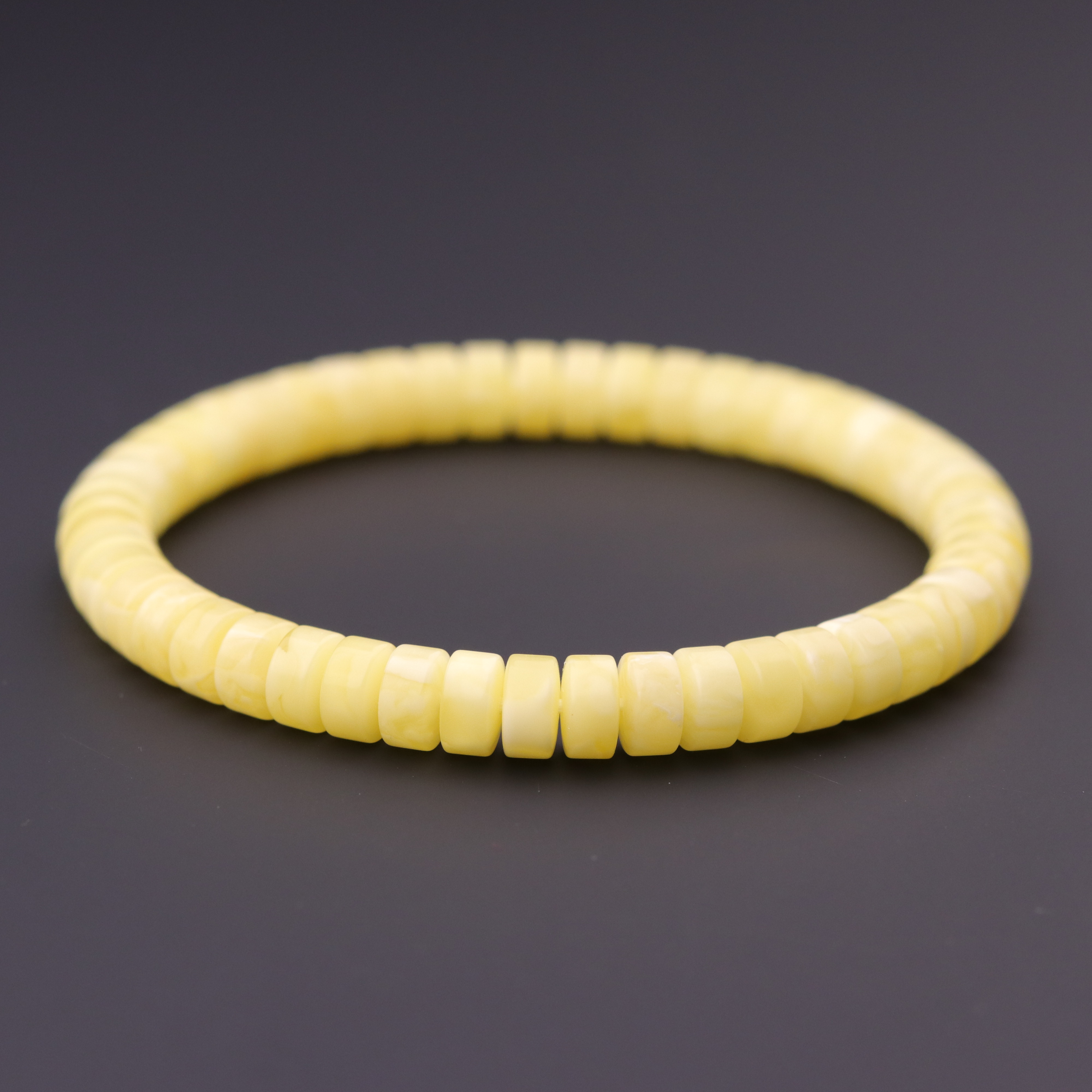 S6647 原矿俄料蜜蜡药片手串文玩饰品