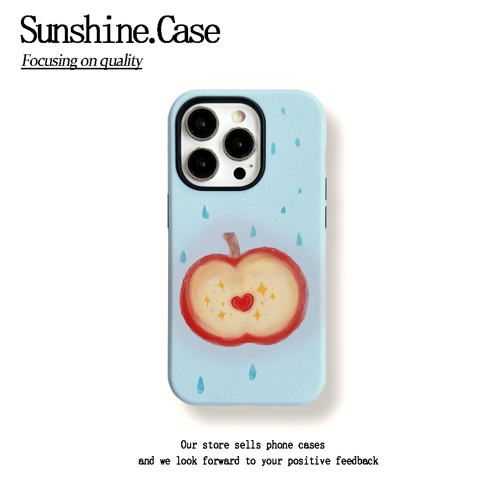 菲林二合一适用苹果华为vivo小米oppo手机壳爱心苹果17PRO/16