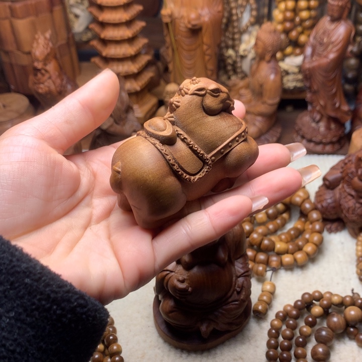 檀香木其他老山檀香手把件