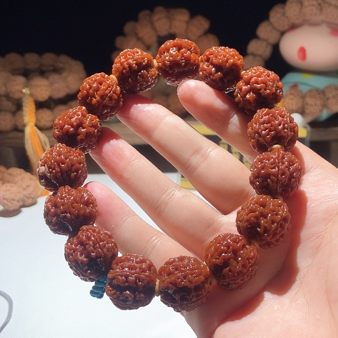 金刚菩提吊坠铁籽原原生态梅花19.5mm