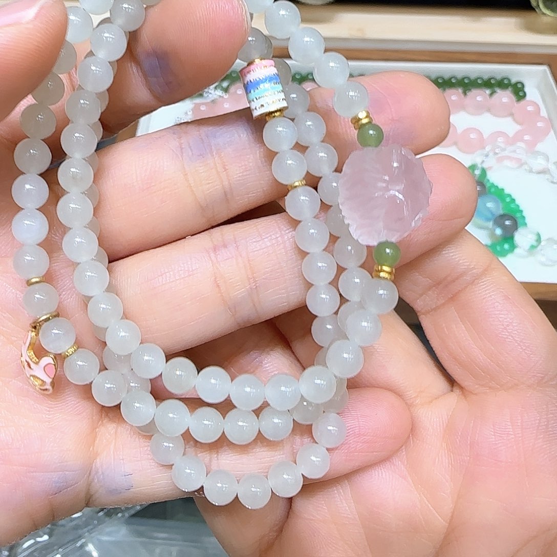 和田玉未镶嵌手链