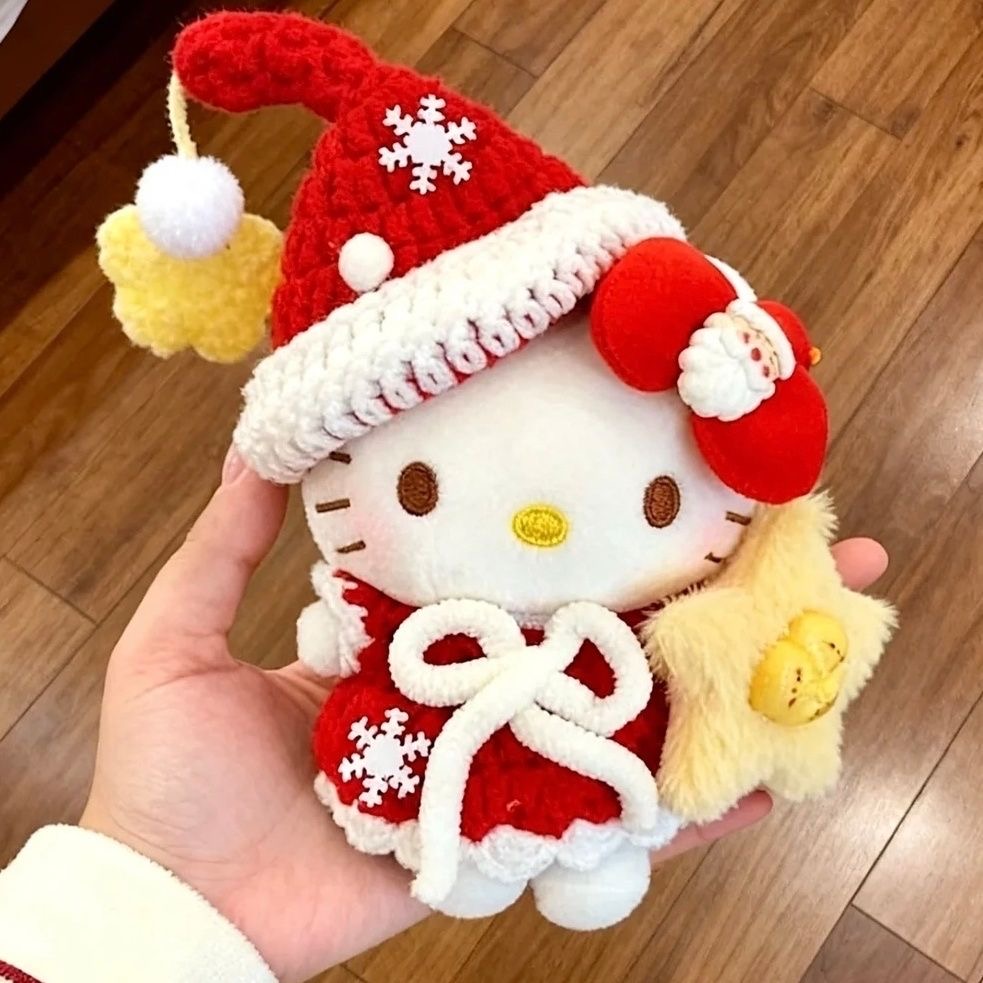 正版三丽欧许愿星Kitty书包挂件背包包kt钥匙扣礼物毛绒玩具摆件