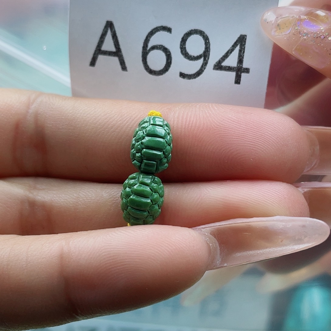 绿松石珠宝奇石未镶嵌7*9*5