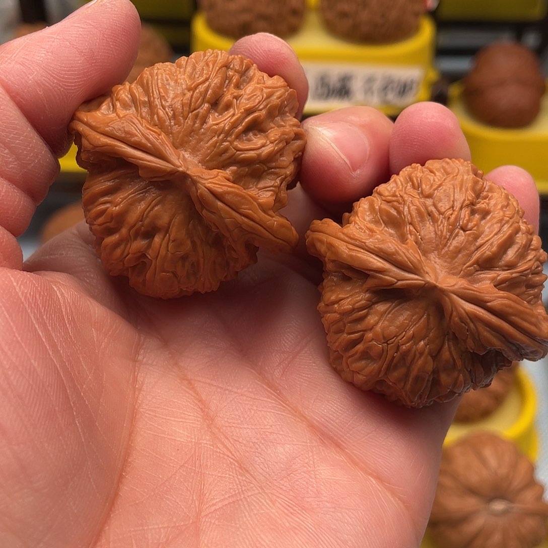 吊坠文玩核桃白狮子42