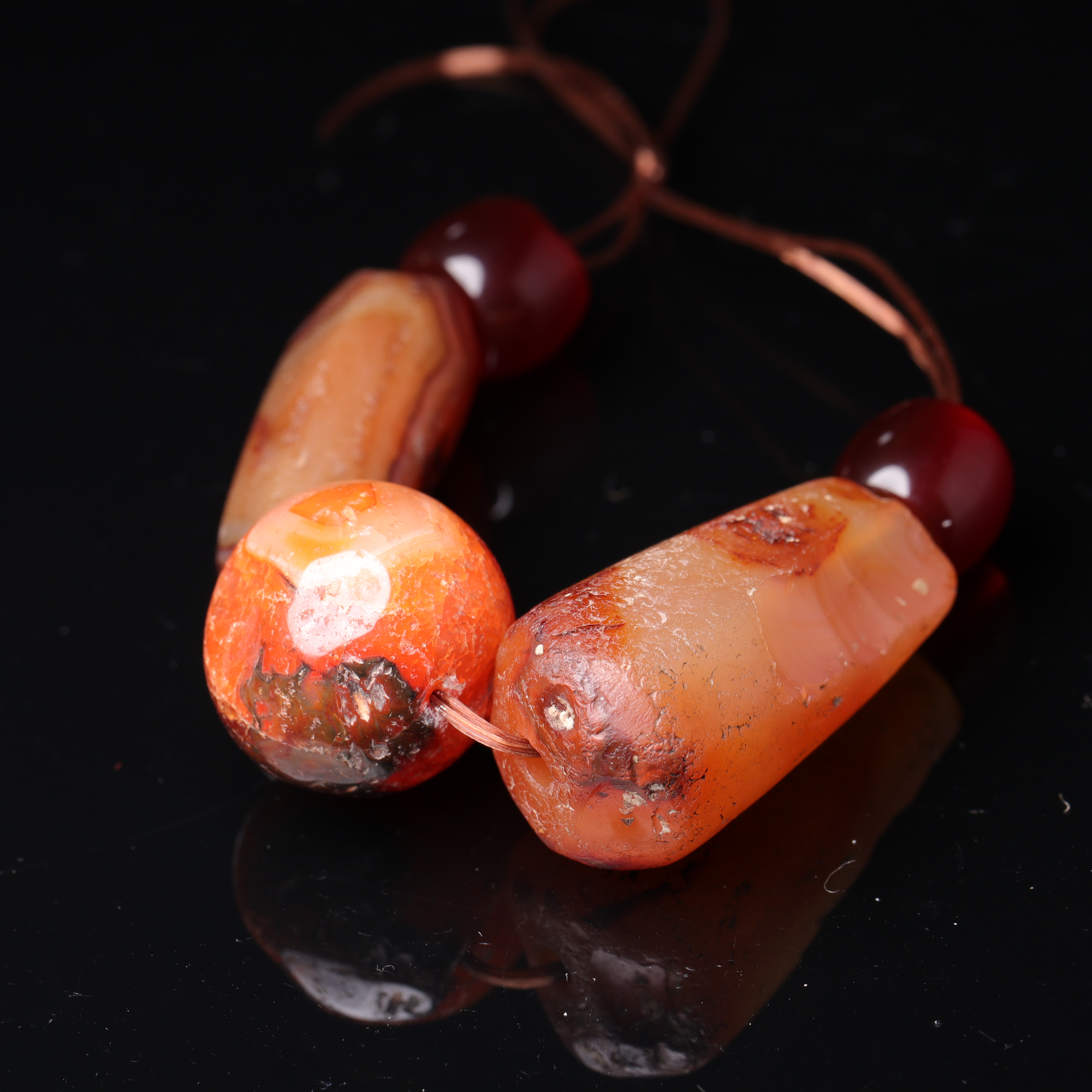 明代玛瑙多宝串-NX