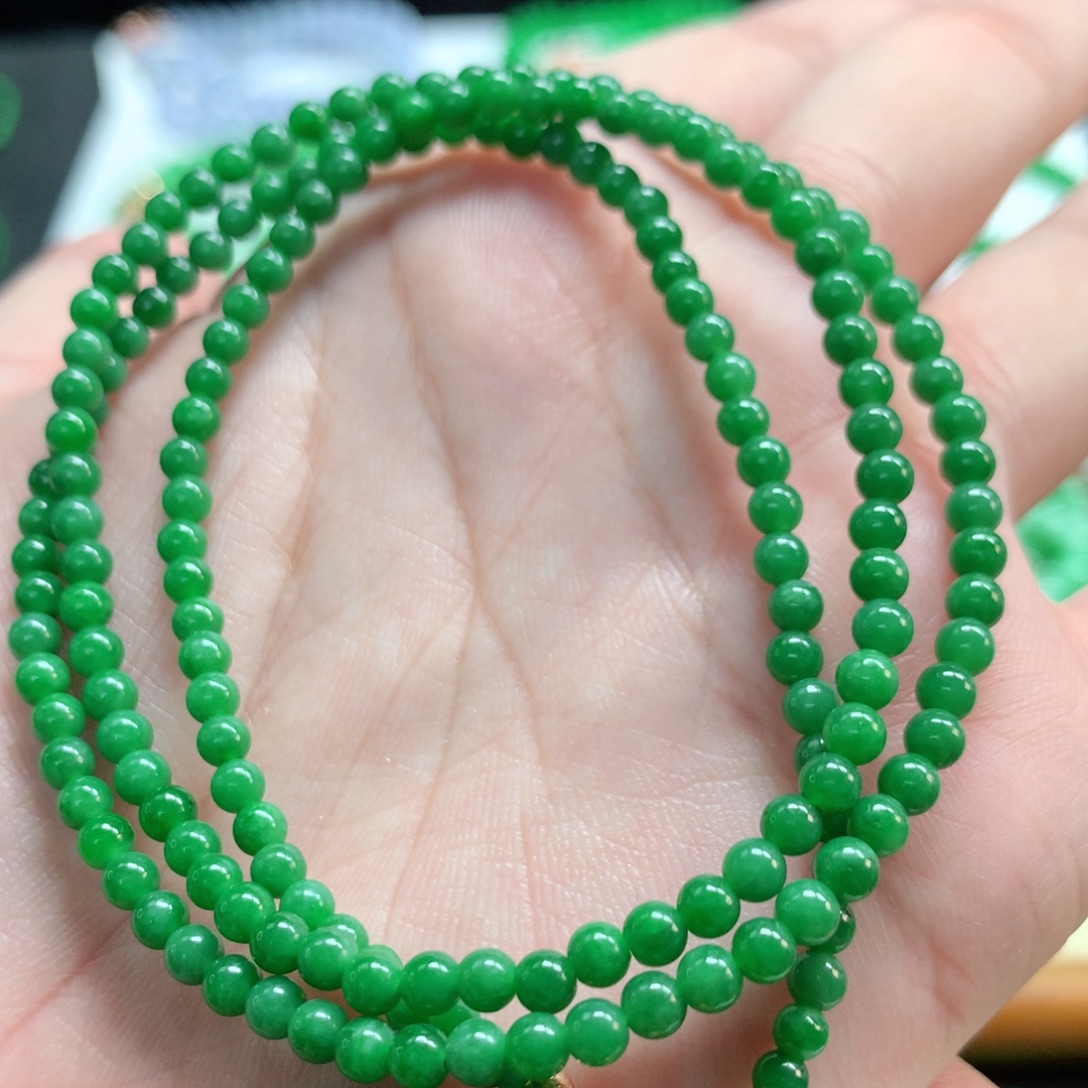 翡翠未镶嵌手链翡翠