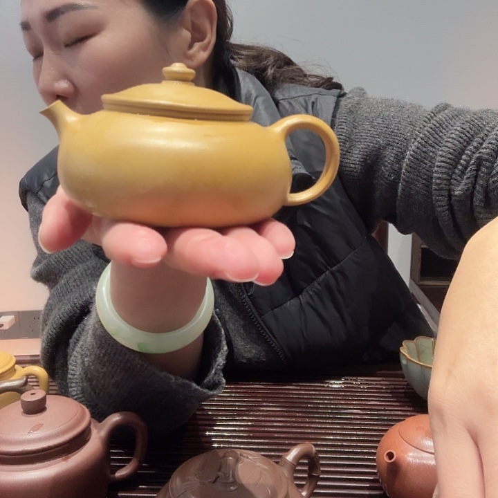 紫砂茶壶170c黄金段寒江