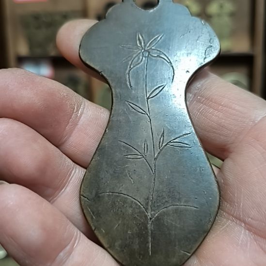 辽***河硅胶拉手一个，包浆自然