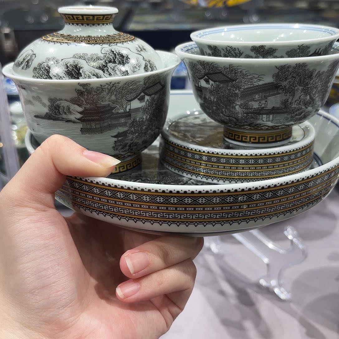 瓷片景德镇瓷器艺术半手