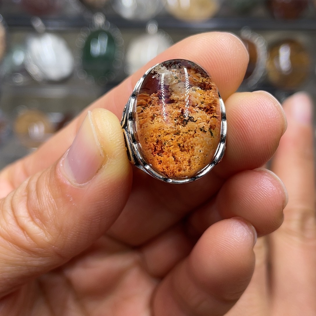 【闪购商品】水晶珠宝半成品银S925镶嵌戒指