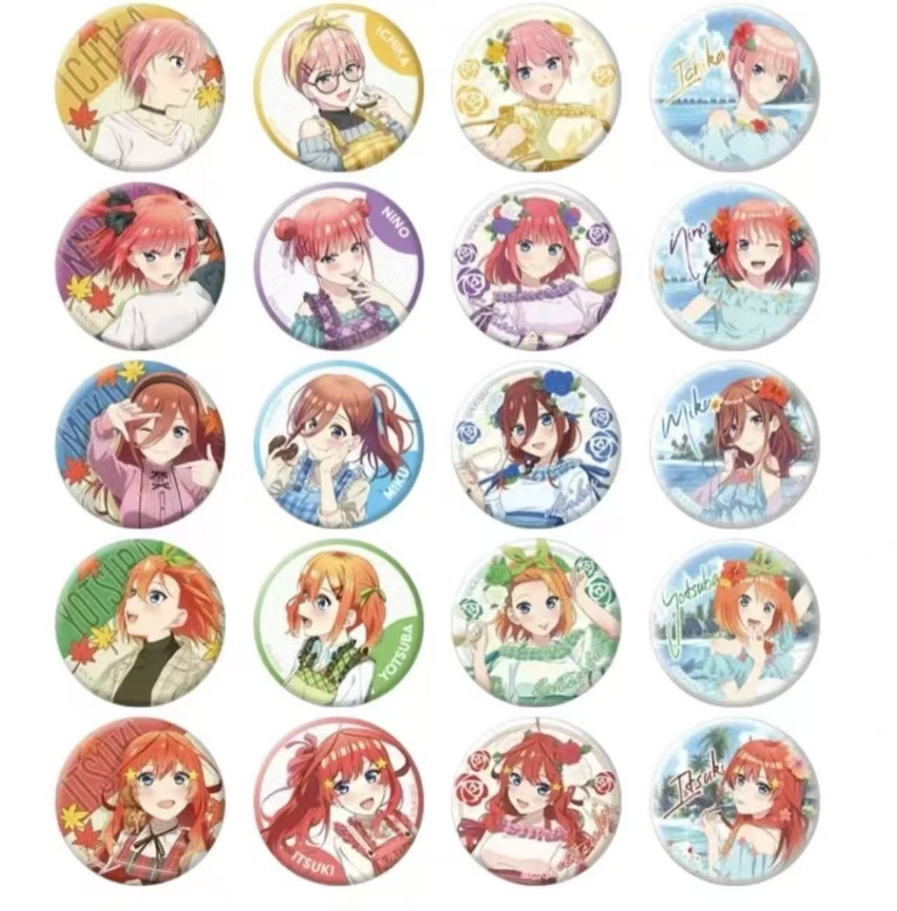 【五等分花嫁】五年的回忆藏出世2025个人池吧唧特典卡 盲盒