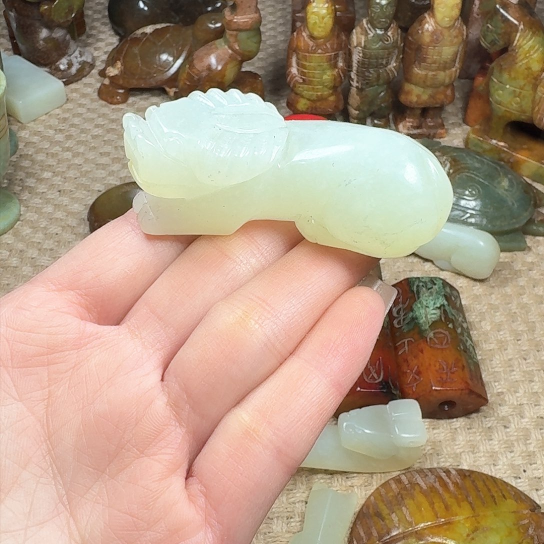 白玉菩提吊坠挂件