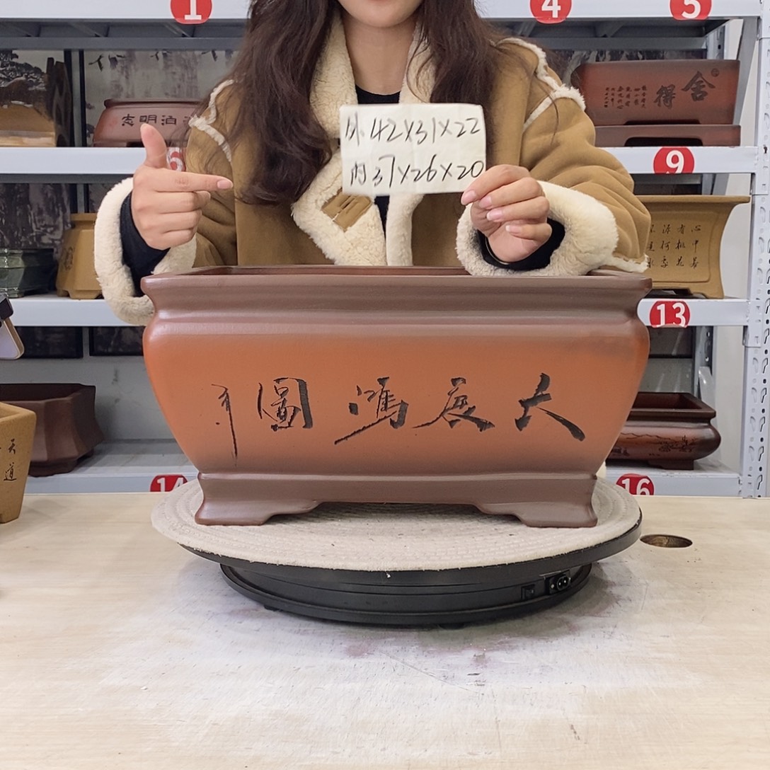 紫砂花盆紫砂花盆