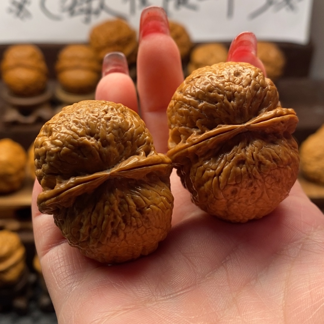 把件文玩核桃41龙珠元宝