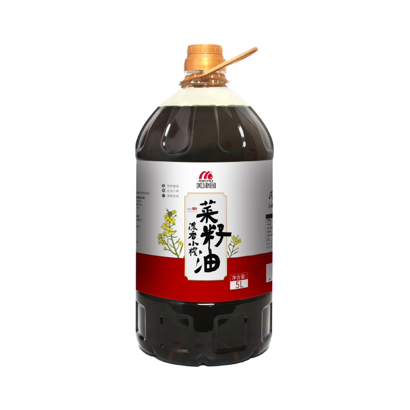 美津园浓香小榨菜籽油5L/9斤2两