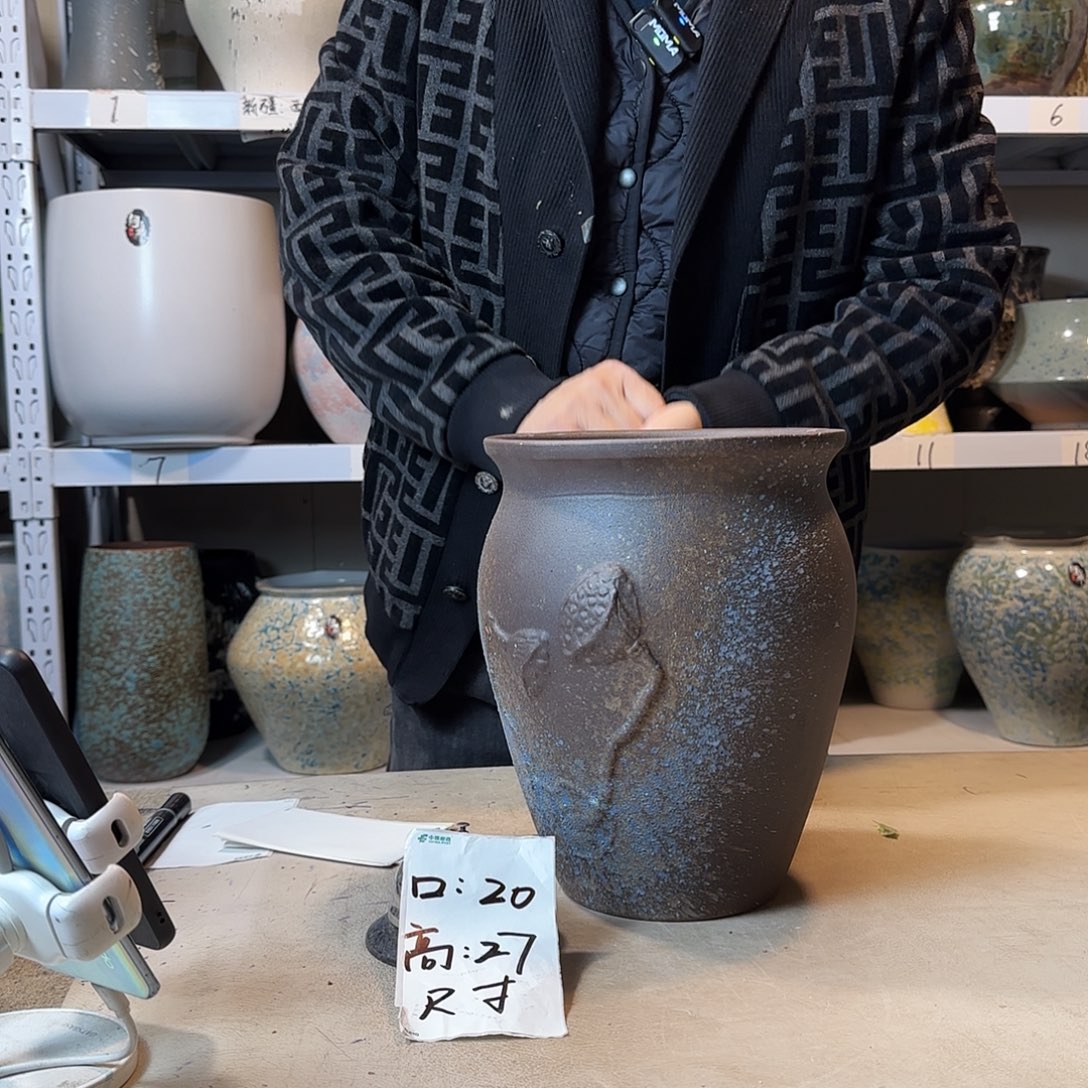 20@27 紫砂花盆尺寸