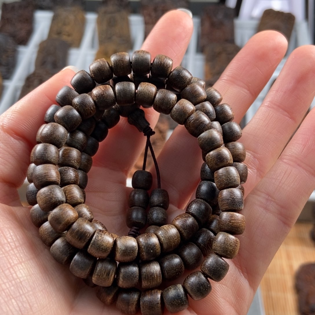 香榧木惠安老料0.7手串