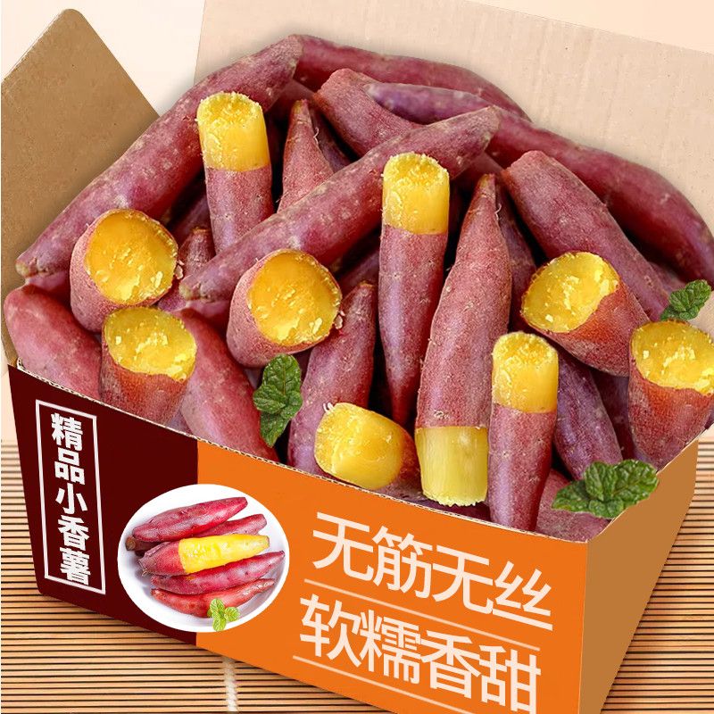 新鲜天目山小香薯软糯香甜板栗味番薯沙地农家小地瓜烤红薯3/5斤