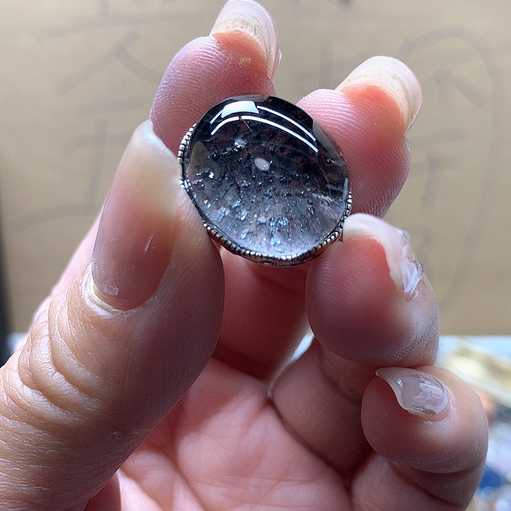 水晶水晶磨合银S925镶嵌?**?