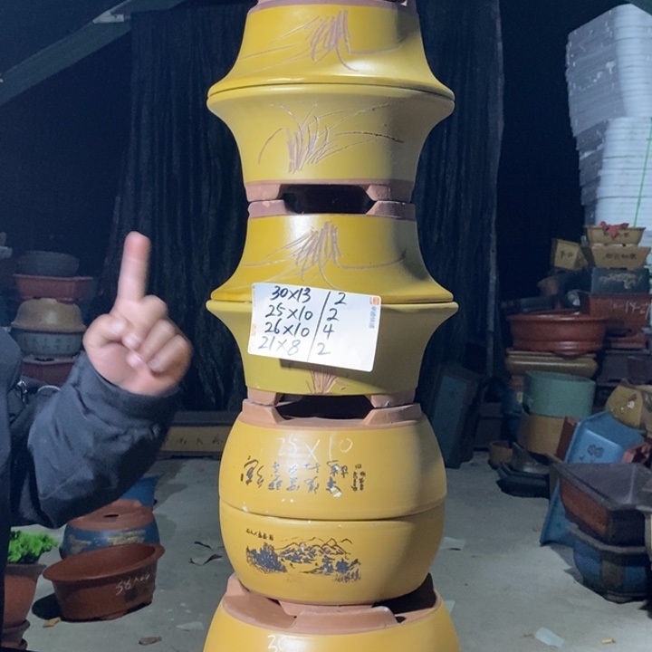 紫砂花盆紫砂紫砂