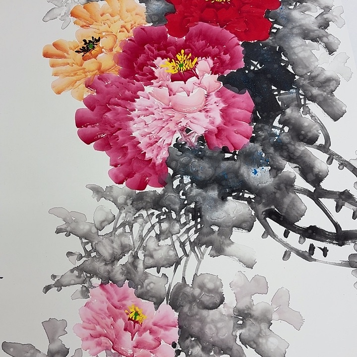 国画手绘国画作品