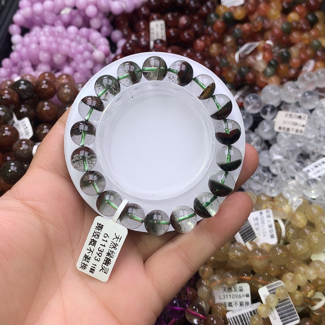 水晶手链未镶嵌，，