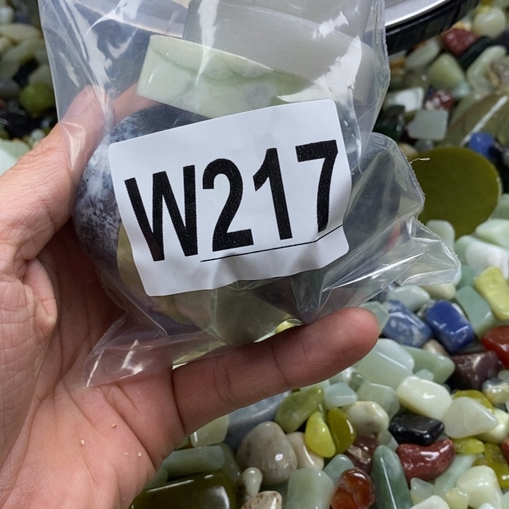 蛇纹石玉未镶嵌鱼缸石