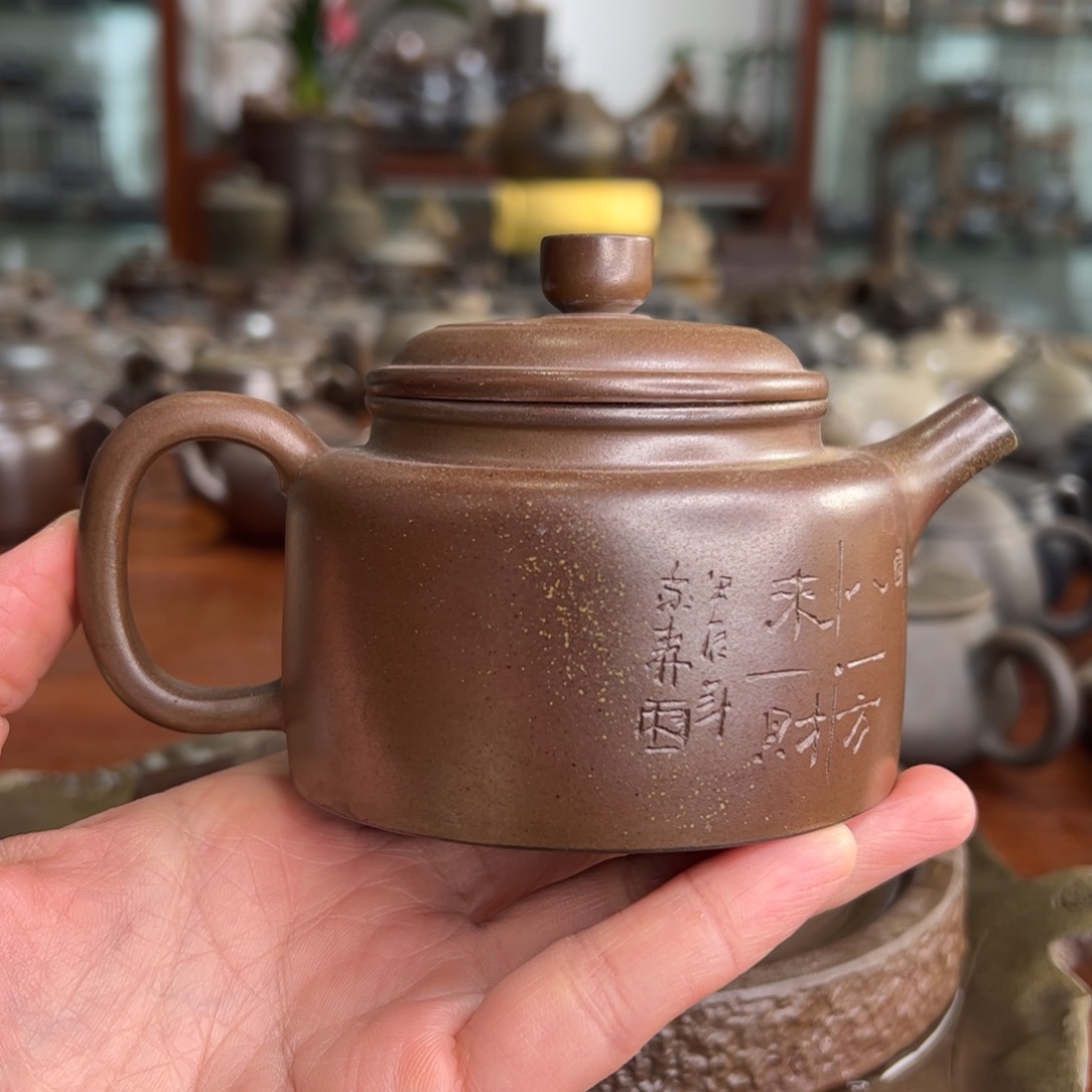 贵台龙窑柴烧茶壶A39