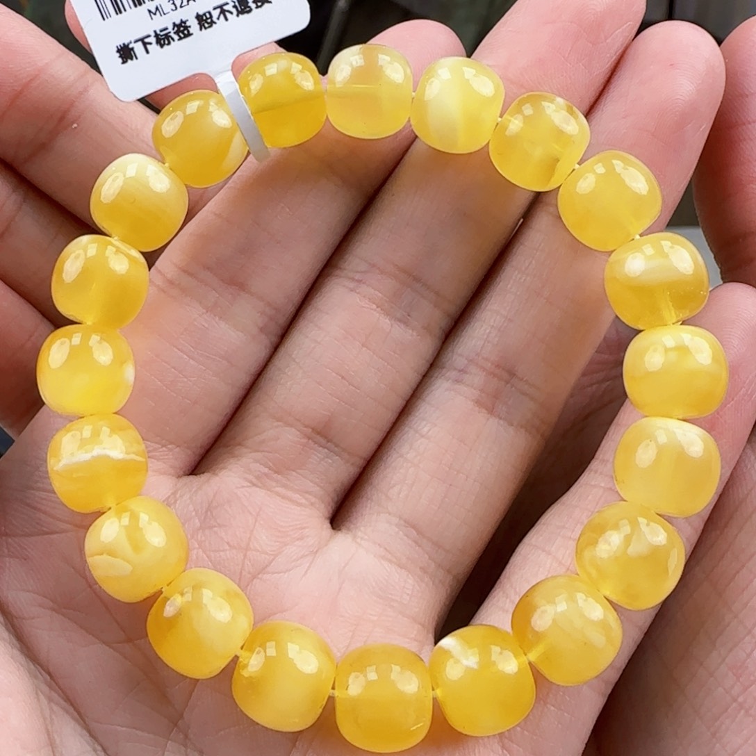 琥珀裸石未镶嵌蜜蜡