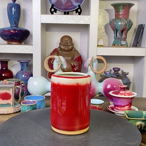 摆件禹州神后钧瓷原产地~