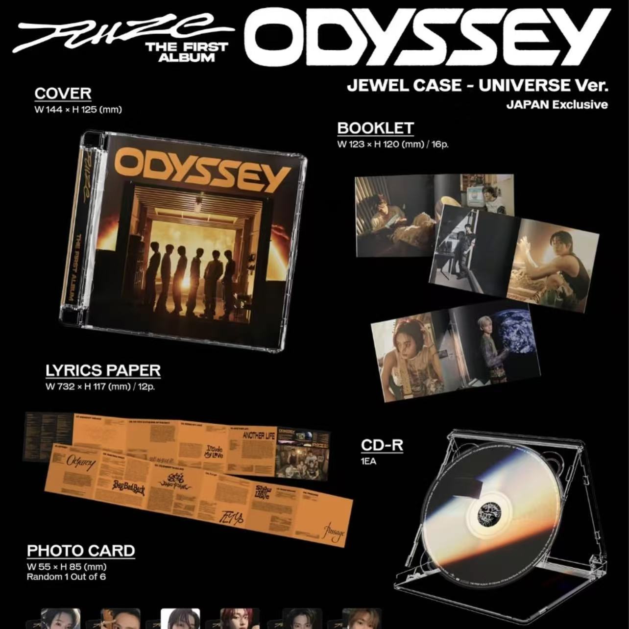 RIIZE 拉椅子 正规一《ODYSSEY》日专 日区特典合集