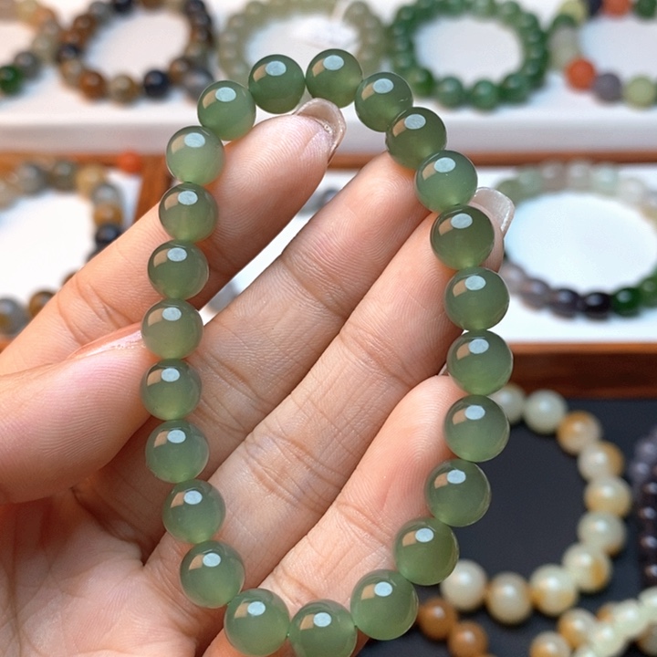 和田玉手链未镶嵌