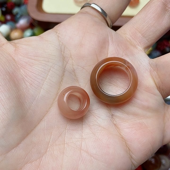 胖***胖玛瑙/玉髓未镶嵌手链手串