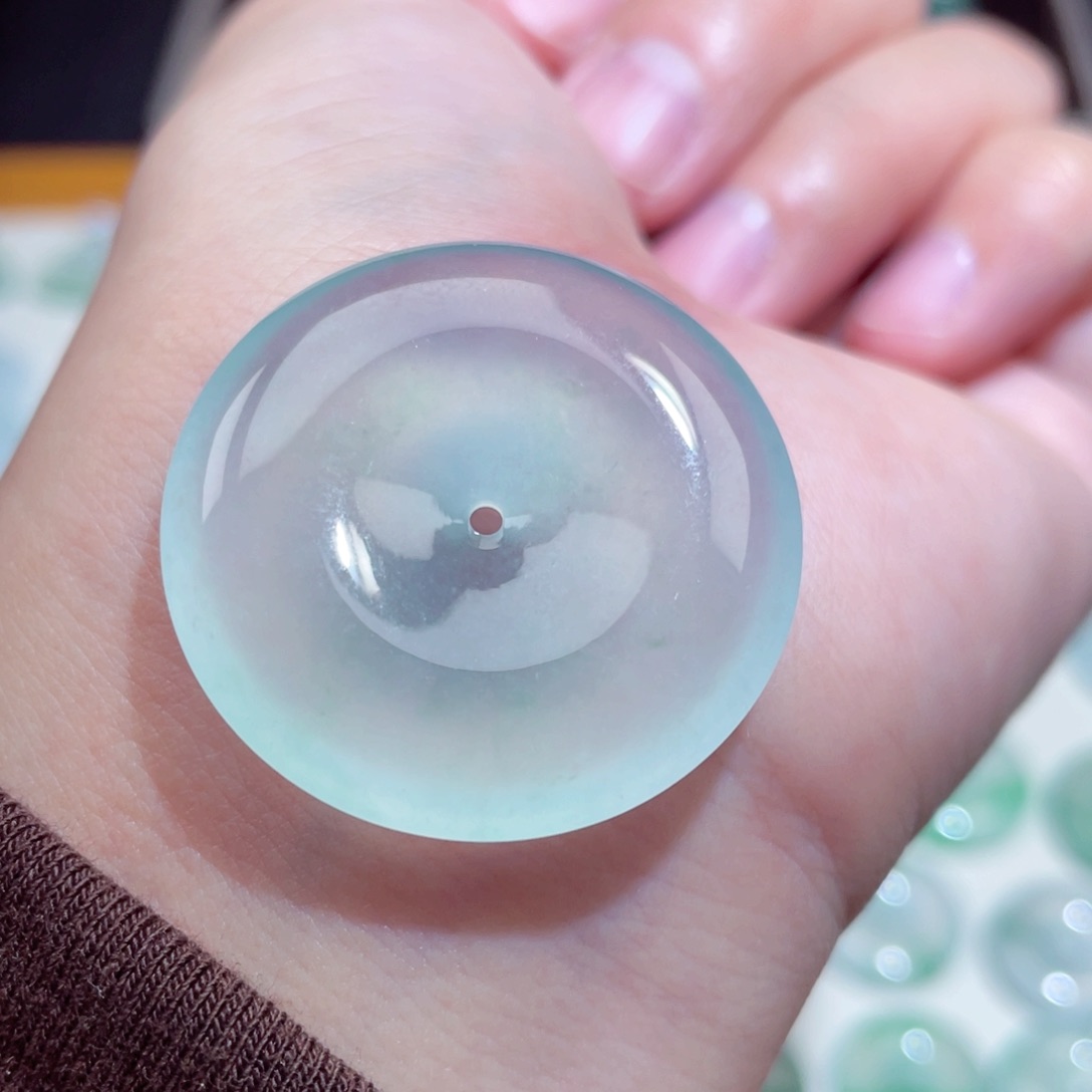 颈饰未镶嵌翡翠扣子