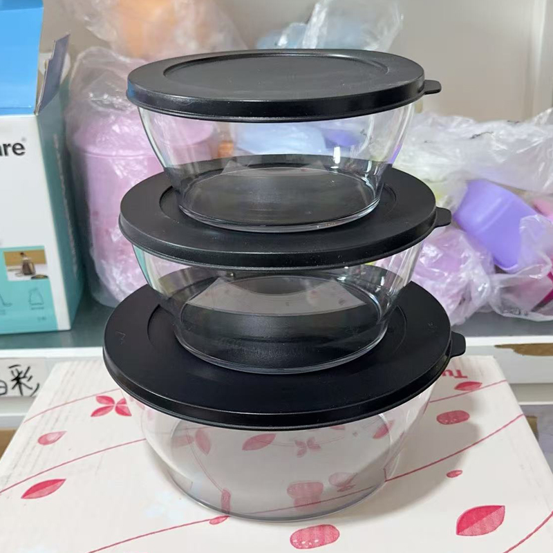 晶莹保鲜碗冰箱冷藏保鲜圆碗